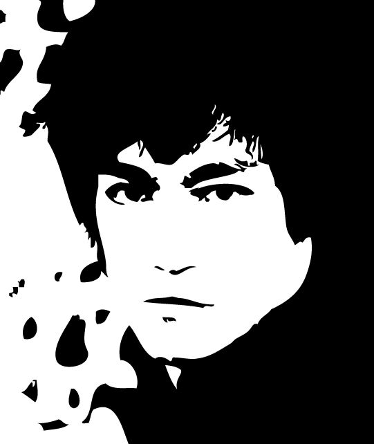Ilustración gratis - Ilustración en blanco y negro de Bruce Lee
